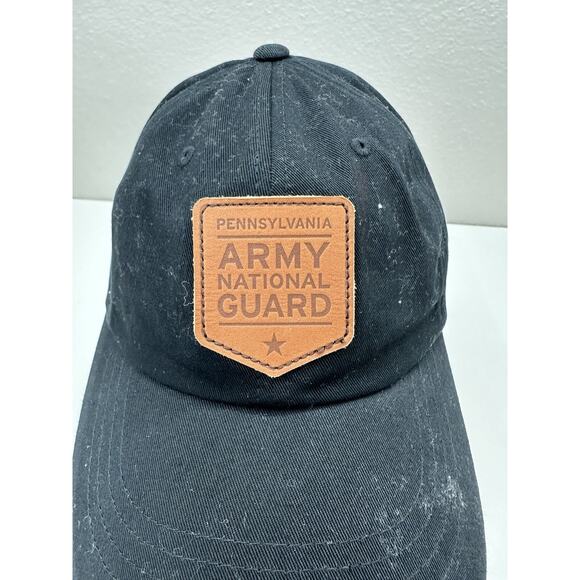 The Classics Yupoong Baseball Hat Black Pennsylvania Army National Guard Patch - Picture 2 of 8